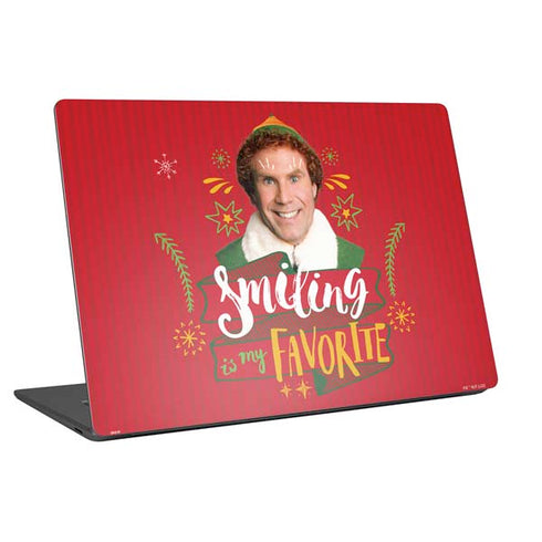 Elf Smiling is my Favorite Universal Laptop 16.6in (13.4 x 9.7in) Skin